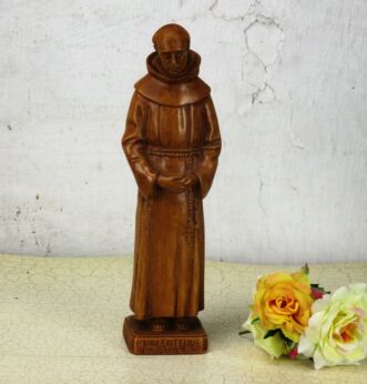 Statue Father Valentinus Paquay Johannes Ludovicus Plaster Collector HTF 11.8"
