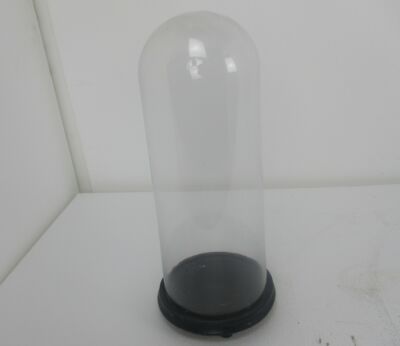 antique Round Hand Blown Glass Dome Globe Steampunk Display 19.09" D 7.16"