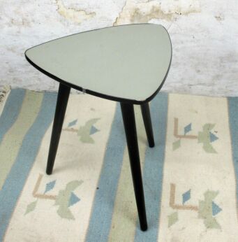 Vintage Tripod Coffee Side Table Mid Century Space Age Rockabilly Plant Stand