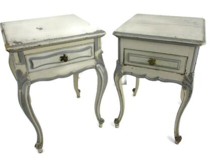 Vintage Couple Night stands Commode Hollywood Regency French Provincial