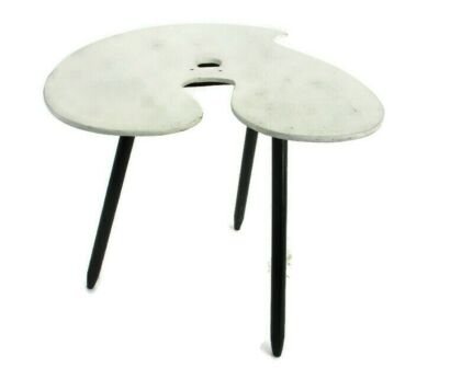 Vintage Side Coffee Wine Table Plant stand Funky Kidney Painters Palet Rare