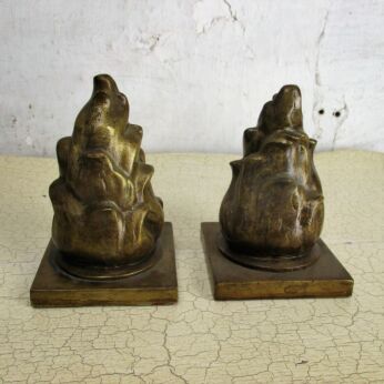Couple Corbels Bronze Architectural Salvage Reclaimed Trim Knobs Ornaments Stair