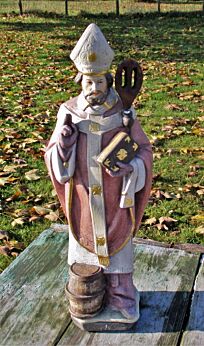 Vintage Statuette Saint Nicholas of Myra Patron Fisherman Sailing Wonderworker