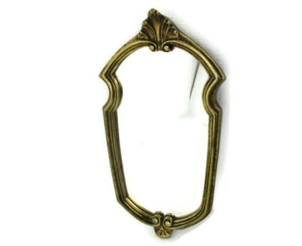 Ornate Mirror Resin Shell Gold Gilded Ornate Hollywood regency style 50s Mid Century