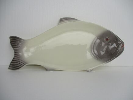 Fish Dish Plate Vintage Waechtersbach West Germany Porcelain Large Rare