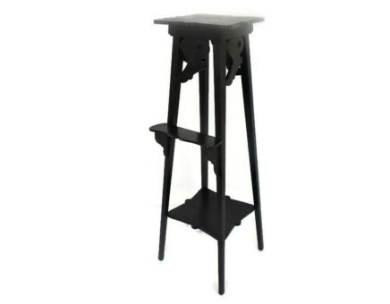 Art Nouveau Pedestal Table Plant Flower Stand Side Table 3 Tier Side Board Barn Country style 39.37"