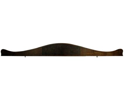 XL Gorgeous Hand Carved Wood Pediment Ornate Over door Architectural Oak Flowers
