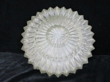 Glass Flush mount Sconce Lamp Lampada Art glass Helena Tynell Style 1 Light Vintage