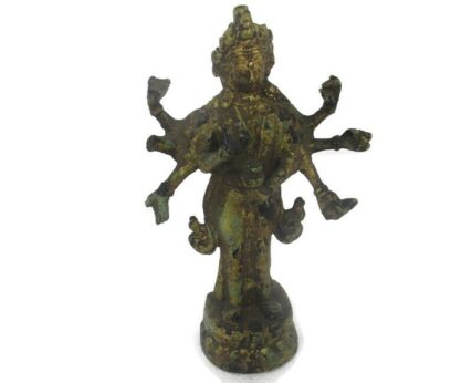 8 arm God Namgyalma Buddha Brass Vintage Good Fortune