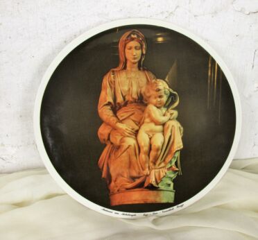 Plate Madonna Our Lady Bruges Michelangelo Villeroy and Boch Collector Plate HTF