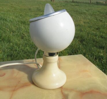 vintage Table Desktop Lamp Space Age Eyeball Mid Century Magnet Lamp Authentic
