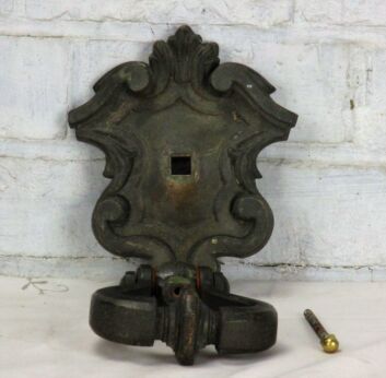 Heavy Large Brass Door Knocker Ring Architectural Gorgeous Reclaimed Authentic