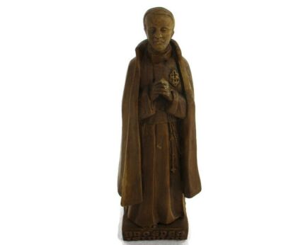 Vintage Statue Brother Isidore of Saint Joseph Broeder Isidoor Belgium Resin