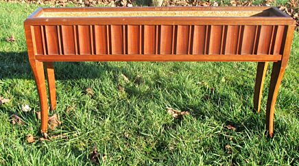 Vintage Wood Oak Planter Antique