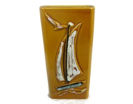 Ceramic Hanging Humidifier Radiator Dry Air Moister Mid Century Modern Boat Ship