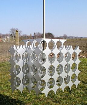 Mario Marenco Suspension Chandelier Cynthia for Artemide Italy 1968 Geometric