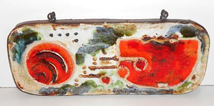 Ruscha Fat Lava German Space Age Pop Art Psychedelic 60s 70s Art Wall Tile