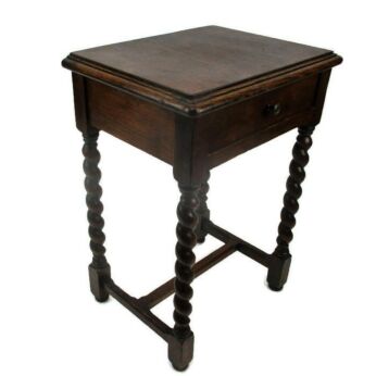 Barley Twist Nightstand Small Side Table Cabinet Hallway Furniture Drawer Sweet