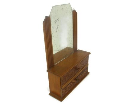Kitchen Hallway Apothecary Bathroom Cabinet Comb Box 2 drawers Barn Style