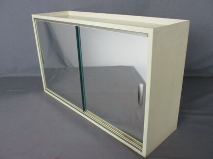 Kitchen Apothecary Pharmacy Medicine Bathroom Cabinet Vintage Sliding Doors