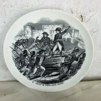 Small Collector Cabinet Wall Plate Napoleon Bonaparte Assault St Maastricht HTF