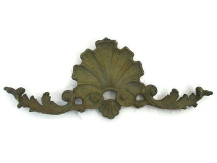 Antique Cast Brass Furniture Trim Ornate Reclaimed Hardware Architectural Shell Beautiful