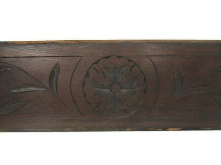 Antique Carved Wood Board Pediment Architectural Reclaimed Ornate