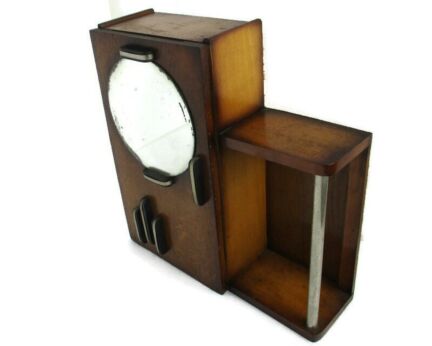 Apothecary Bathroom Medicine Kitchen Cabinet Wood Art deco 1920s Gorgeous