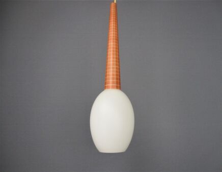 mid century Modern space age design pendant lamp Chandelier Art Glass Funky