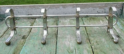 French Art Deco Chrome Bauhaus Streamline Modernist Machine Age Coat Rack Atomic