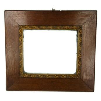 Large Art Deco Style ornate Wood Oak Resin picture frame Wall Hanging
