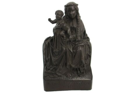 Statue Notre Dame Our Lady Hunnegem Hunneghem Virgin Mary Madonna Collector