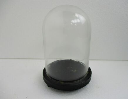 Small Vintage Round Hand Blown Glass Globe Dome Taxidermy Steampunk 8.07"