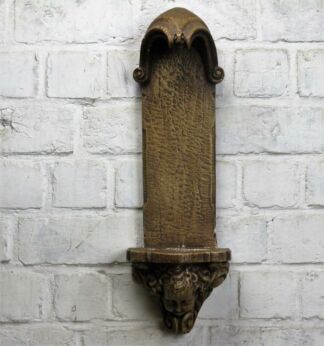 Ornate Wall Mounted Console Shelf Angel Gold Plaster Hollywood Regency Corbel
