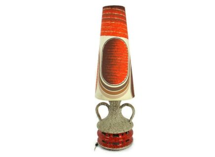 vintage Keramik  West Germany floor lamp space age 60s 70s Pop Art funky
