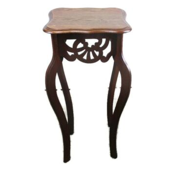 Art Nouveau Pedestal Table Plant Flower Stand Side Table Bauhaus Art Deco 31.1"