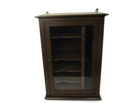 XL Office Cabinet Display Vintage Wall Cabinet Display Glass Door Beautiful Practical storage