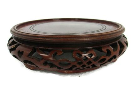 Pedestal Stand for Planter Flower Jardiniere or Vase Chinese Wood Display Base for Buddha
