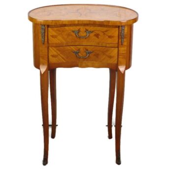 Louis XV style Side Table Chest of drawers Cabinet Nightstand Inlay Marquetry