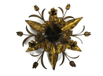 wall Mounted light sconce Hans Kogl Germany gilded Gorgeous Hollywood regency