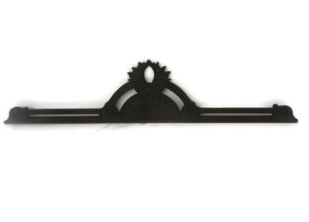 Hand Carved Wood French Pediment Ornate Over door Architectural Reclaimed Antique Wreath Gorgeous