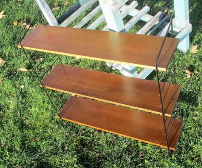 Vintage Authentic Massive Teak Shelving era Nisse String Tomado Mid Century