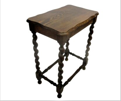 Small Barley Twist Side Display Coffee Wine Table Edwardian Style Beautiful