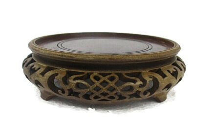 Pedestal Stand for Planter Flower Jardiniere or Vase Chinese Wood Display Base for Buddha