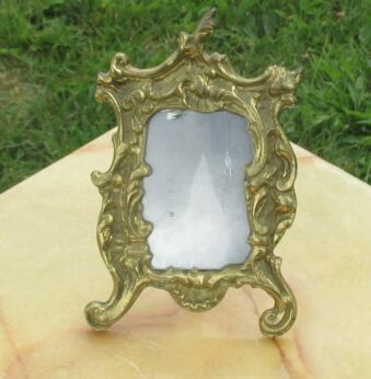 Beautiful Antique Brass Picture Frame Ornate