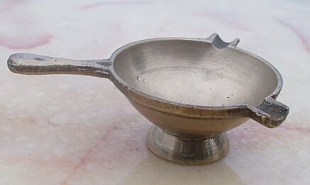 Vintage Miniature Pan Doll House Brass Copper for Doll House or collectible