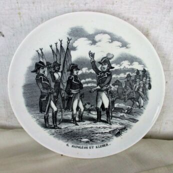 S Collector Cabinet Wall Plate Napoleon et Kleber Bonaparte Maastricht HTF