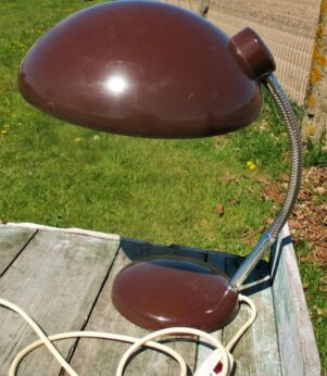 Retro Bauhaus Modernist Table Desk Lamp Mid Century Modern Machine Age Atomic