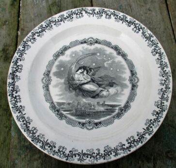 Collector Plate Wedgwood Allegory William Smith & Co Angel Night Cathedral