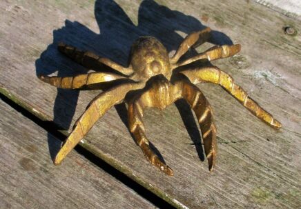 Vintage Brass Spider Small Authentic retro decoration figurine